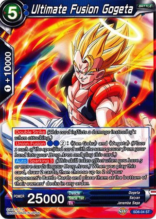 Ultimate Fusion Gogeta (Starter Deck - Resurrected Fusion) (SD6-04) [Miraculous Revival] | Event Horizon Hobbies CA