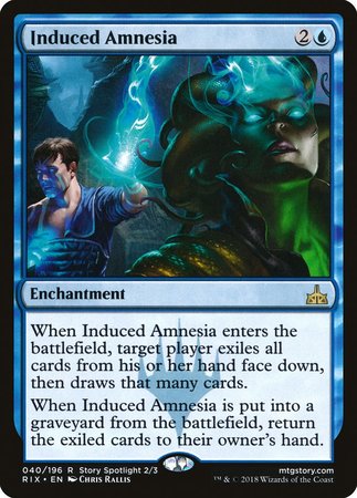 Induced Amnesia [Rivals of Ixalan] | Event Horizon Hobbies CA