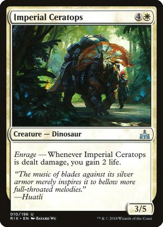 Imperial Ceratops [Rivals of Ixalan] | Event Horizon Hobbies CA