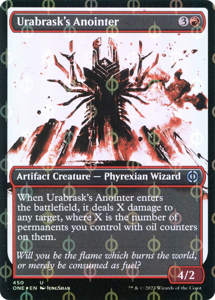 Urabrask's Anointer (Showcase Ichor Step-and-Compleat Foil) [Phyrexia: All Will Be One] | Event Horizon Hobbies CA