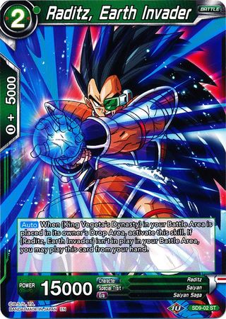 Raditz, Earth Invader (SD9-02) [Assault of the Saiyans] | Event Horizon Hobbies CA