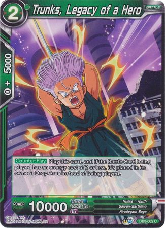 Trunks, Legacy of a Hero (DB3-062) [Giant Force] | Event Horizon Hobbies CA