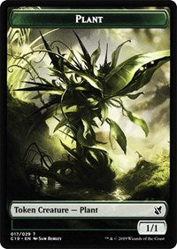 Plant // Morph Double-sided Token [Commander 2019 Tokens] | Event Horizon Hobbies CA