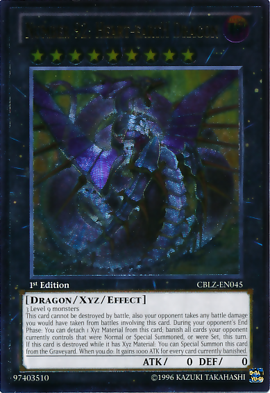 Number 92: Heart-eartH Dragon [CBLZ-EN045] Ultimate Rare | Event Horizon Hobbies CA