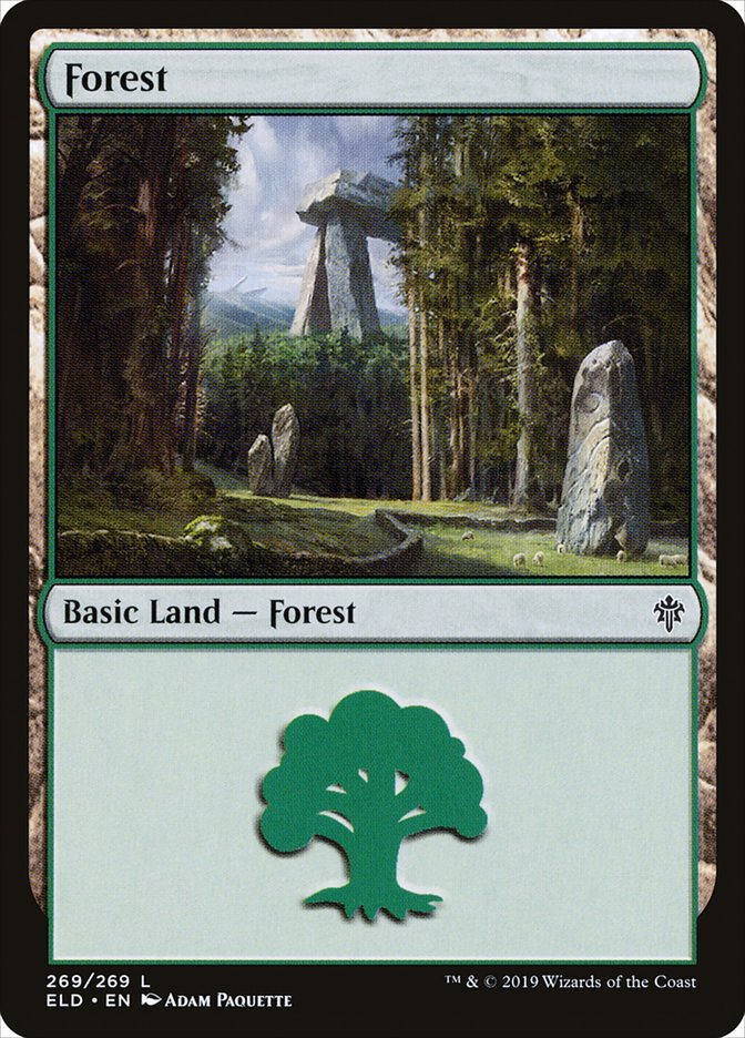 Forest (269) [Throne of Eldraine] | Event Horizon Hobbies CA