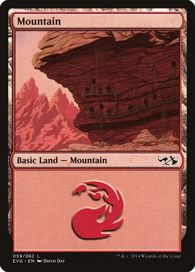 Mountain (59) (Elves vs. Goblins) [Duel Decks Anthology] | Event Horizon Hobbies CA