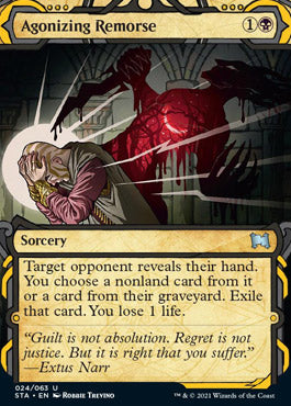 Agonizing Remorse (Etched Foil) [Strixhaven Mystical Archive] | Event Horizon Hobbies CA