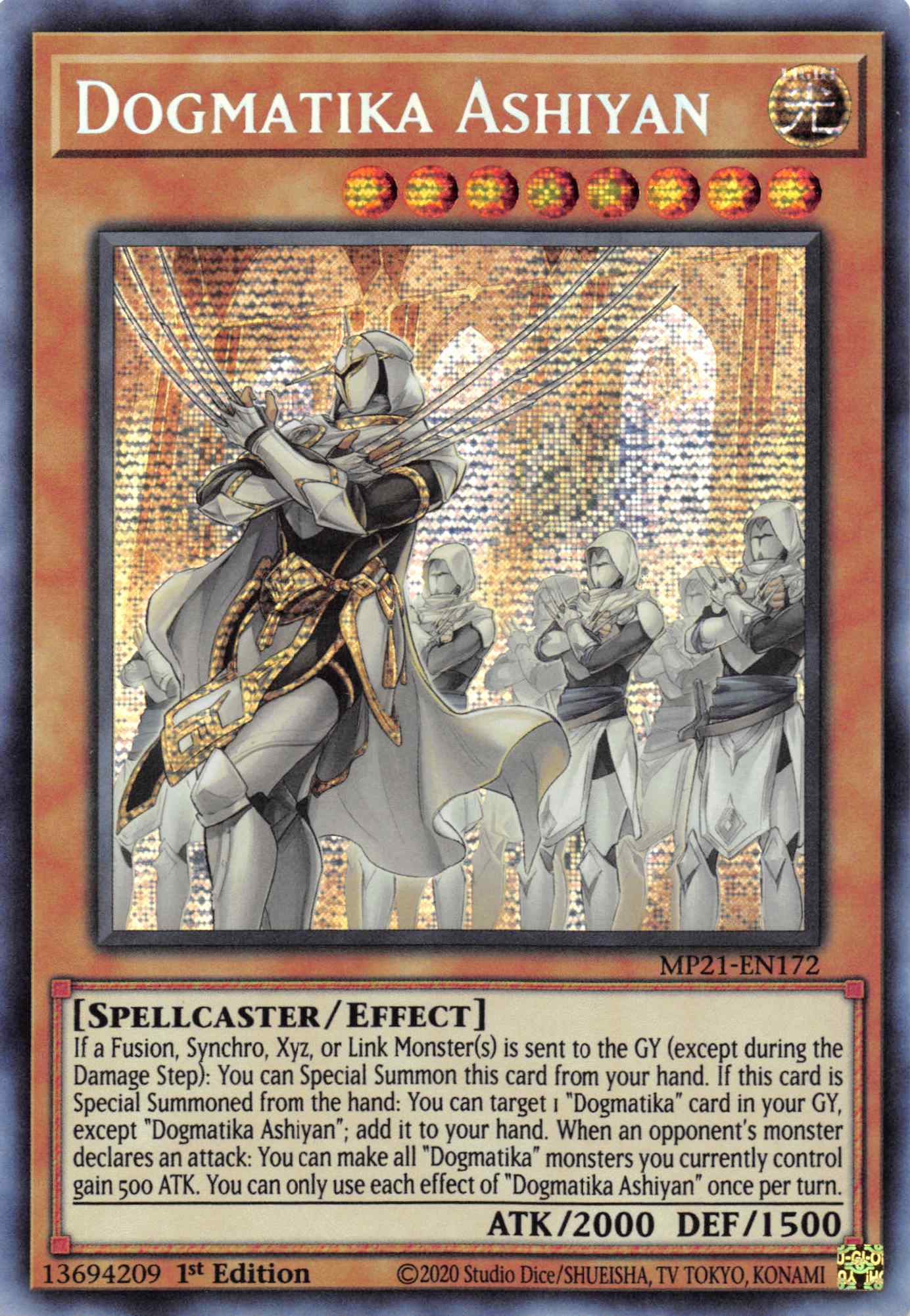 Dogmatika Ashiyan [MP21-EN172] Prismatic Secret Rare | Event Horizon Hobbies CA