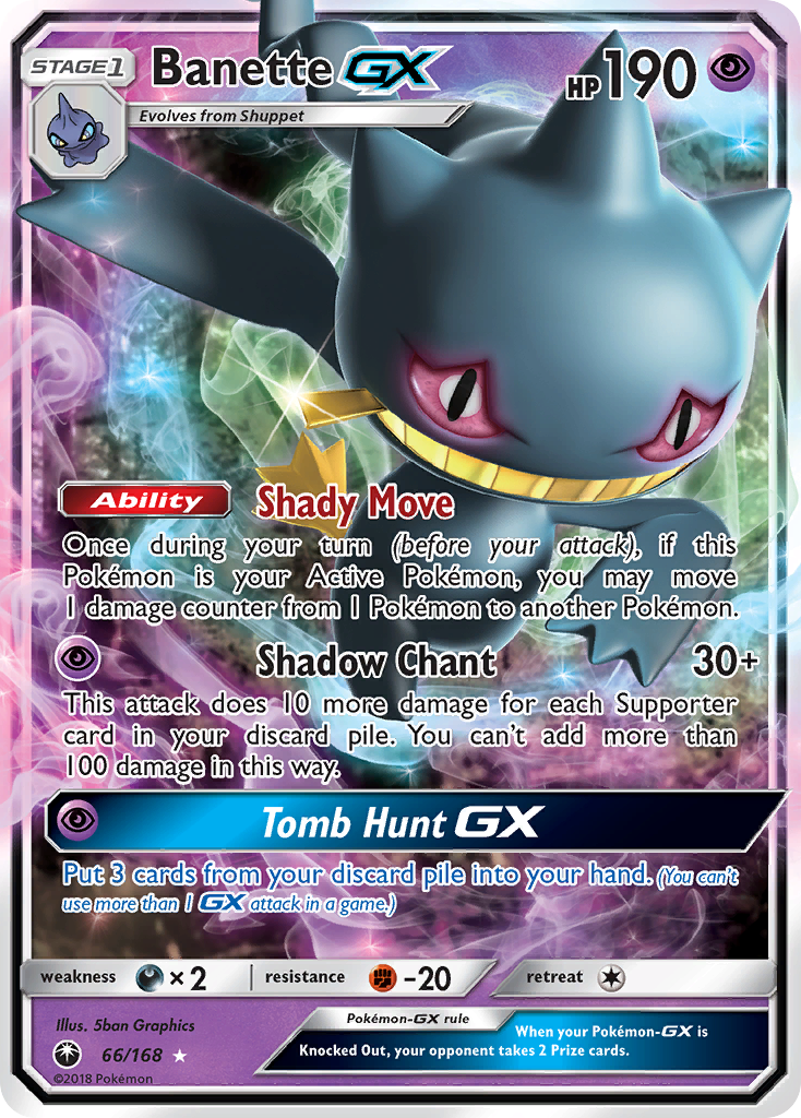 Banette GX (66/168) [Sun & Moon: Celestial Storm] | Event Horizon Hobbies CA