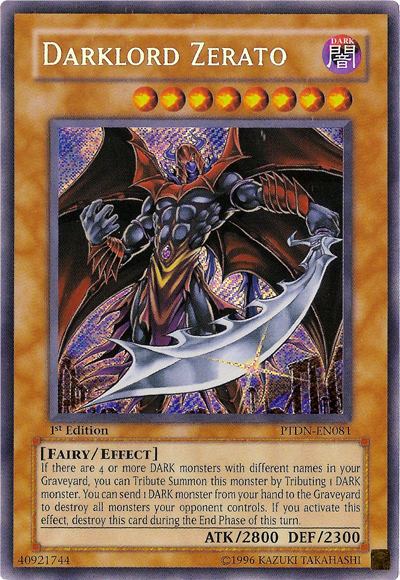 Darklord Zerato [PTDN-EN081] Secret Rare | Event Horizon Hobbies CA