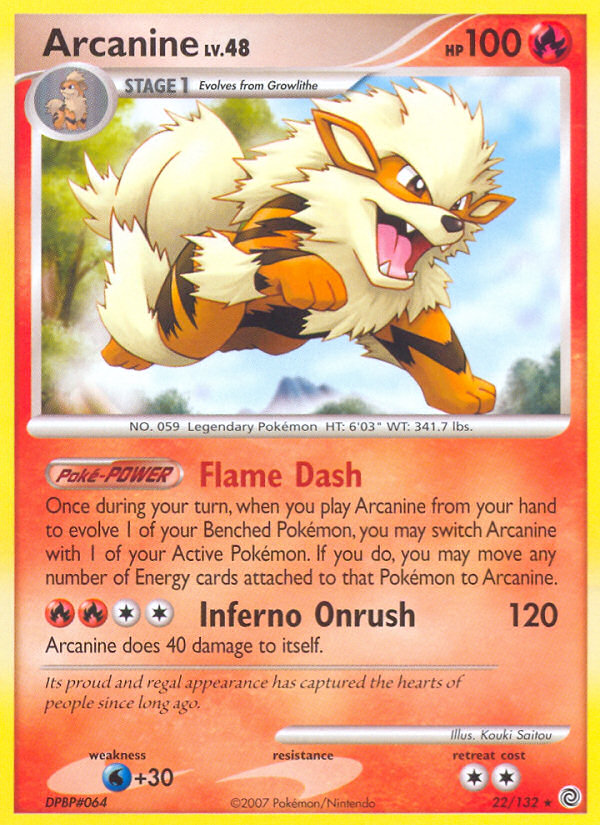 Arcanine (22/132) [Diamond & Pearl: Secret Wonders] | Event Horizon Hobbies CA