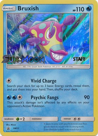 Bruxish (SM11) (Staff Prerelease Promo) [Sun & Moon: Black Star Promos] | Event Horizon Hobbies CA