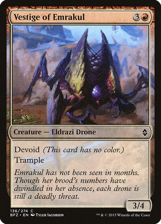 Vestige of Emrakul [Battle for Zendikar] | Event Horizon Hobbies CA