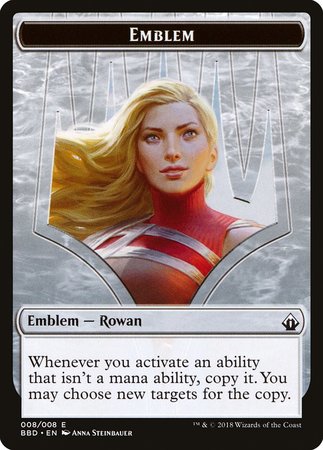 Emblem - Rowan [Battlebond Tokens] | Event Horizon Hobbies CA