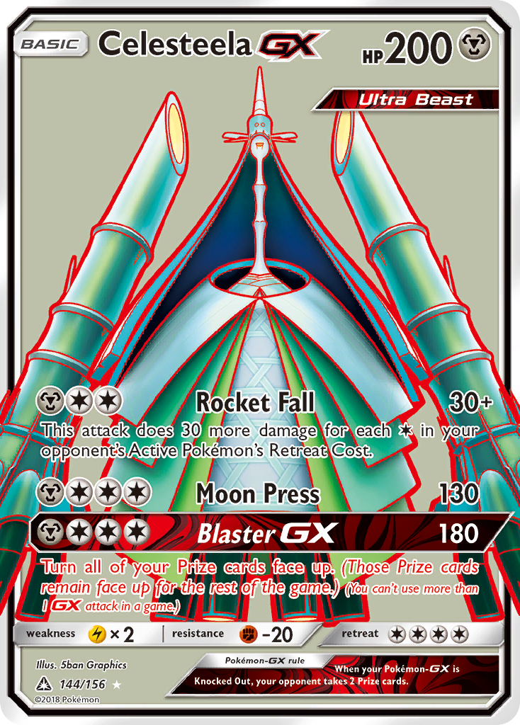 Celesteela GX (144/156) [Sun & Moon: Ultra Prism] | Event Horizon Hobbies CA