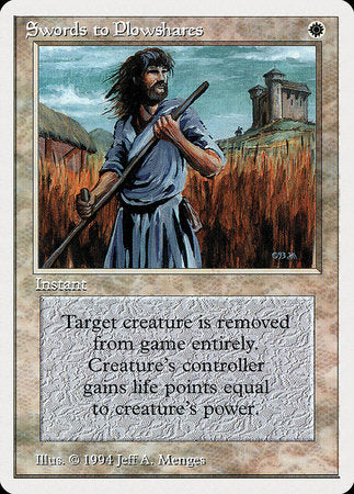 Swords to Plowshares [Summer Magic / Edgar] | Event Horizon Hobbies CA