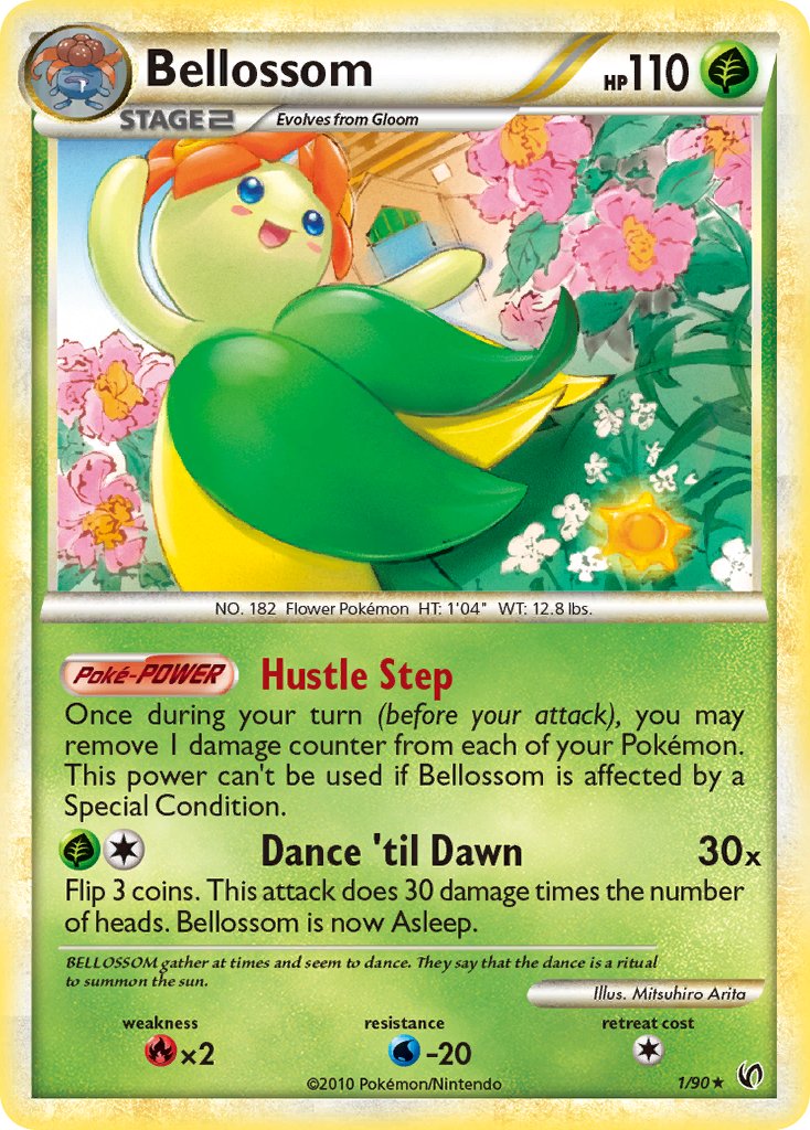 Bellossom (1/90) (Theme Deck Exclusive) [HeartGold & SoulSilver: Undaunted] | Event Horizon Hobbies CA