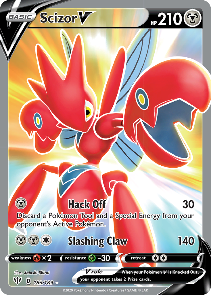 Scizor V (183/189) [Sword & Shield: Darkness Ablaze] | Event Horizon Hobbies CA