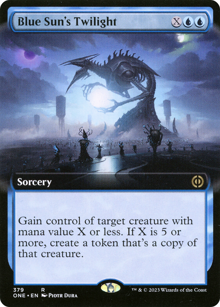 Blue Sun's Twilight (Extended Art) [Phyrexia: All Will Be One] | Event Horizon Hobbies CA