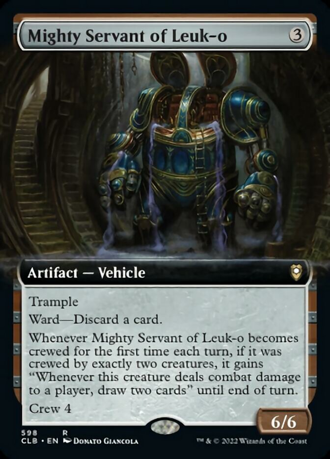 Mighty Servant of Leuk-o (Extended Art) [Commander Legends: Battle for Baldur's Gate] | Event Horizon Hobbies CA