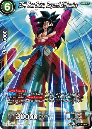 SS4 Son Goku, Beyond All Limits (P-262) [Mythic Booster] | Event Horizon Hobbies CA