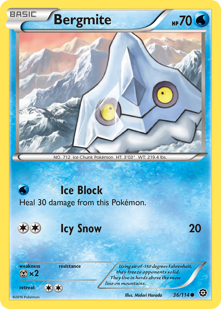 Bergmite (36/114) [XY: Steam Siege] | Event Horizon Hobbies CA