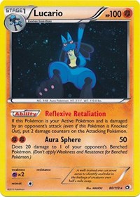 Lucario (80/113) (Cosmos Holo) [Black & White: Legendary Treasures] | Event Horizon Hobbies CA