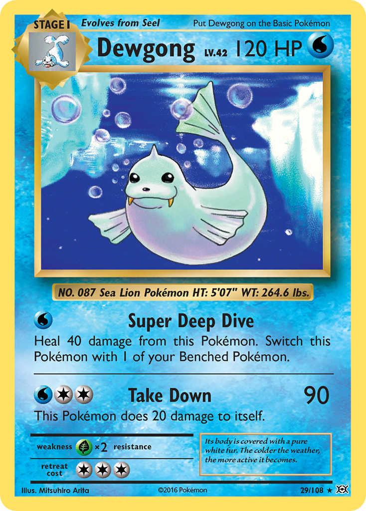 Dewgong (29/108) [XY: Evolutions] | Event Horizon Hobbies CA