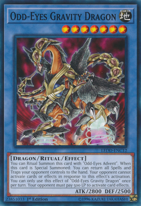 Odd-Eyes Gravity Dragon [LEDD-ENC12] Common | Event Horizon Hobbies CA