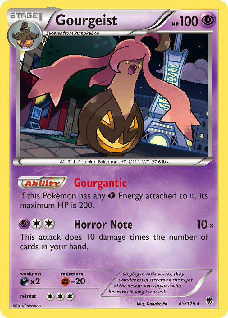 Gourgeist (45/119) [XY: Phantom Forces] | Event Horizon Hobbies CA