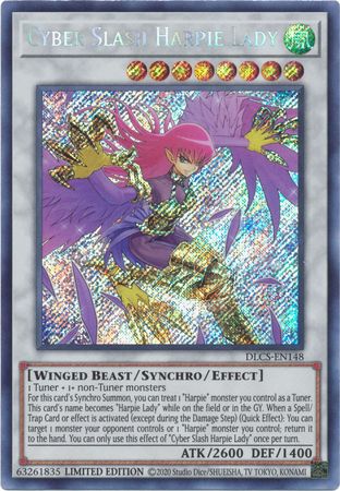 Cyber Slash Harpie Lady [DLCS-EN148] Secret Rare | Event Horizon Hobbies CA