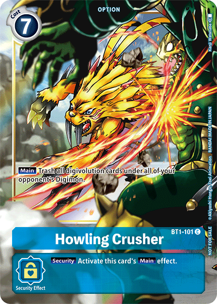 Howling Crusher [BT1-101] (Dash Pack) [Release Special Booster Ver.1.5 Promos] | Event Horizon Hobbies CA