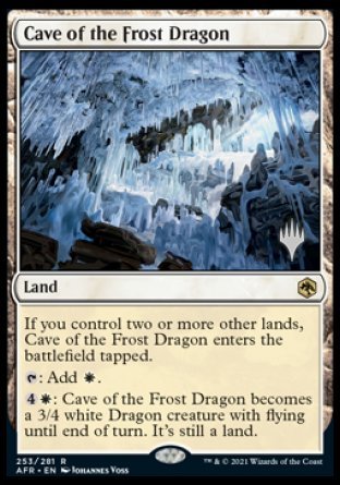 Cave of the Frost Dragon (Promo Pack) [Dungeons & Dragons: Adventures in the Forgotten Realms Promos] | Event Horizon Hobbies CA