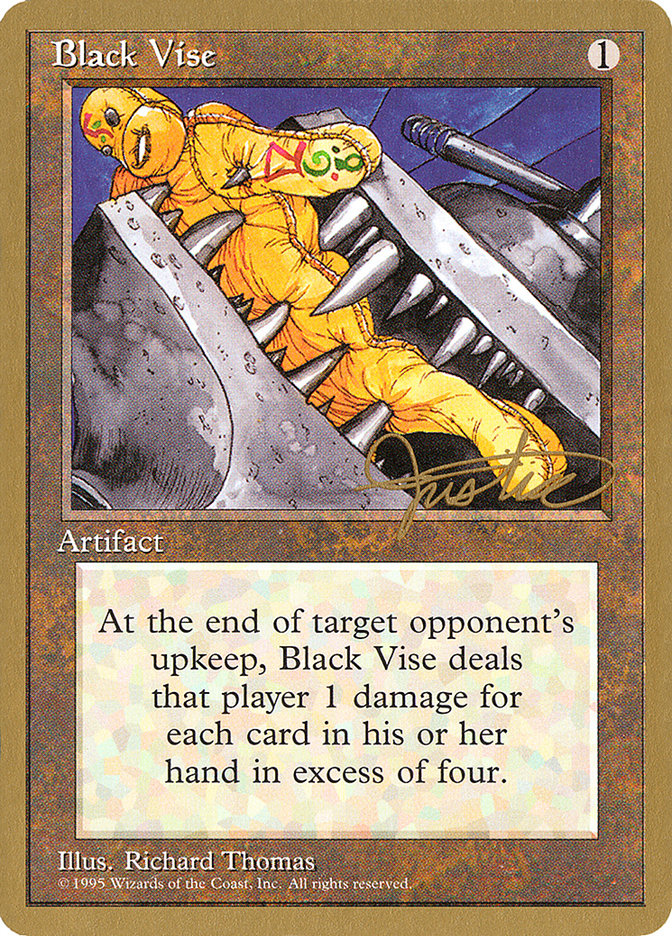 Black Vise (Mark Justice) [Pro Tour Collector Set] | Event Horizon Hobbies CA