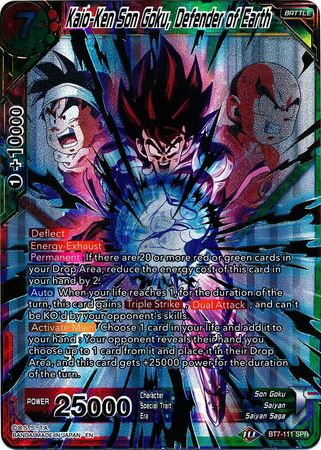 Kaio-Ken Son Goku, Defender of Earth (SPR) (BT7-111) [Assault of the Saiyans] | Event Horizon Hobbies CA