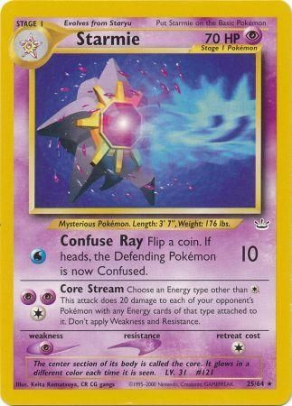 Starmie (25/64) [Neo Revelation Unlimited] | Event Horizon Hobbies CA