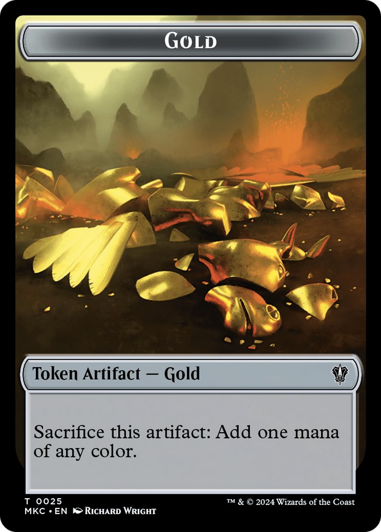 Gold // The Monarch Double-Sided Token [Murders at Karlov Manor Commander Tokens] | Event Horizon Hobbies CA