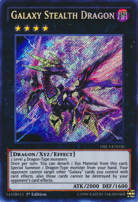 Galaxy Stealth Dragon [DRL3-EN030] Secret Rare | Event Horizon Hobbies CA