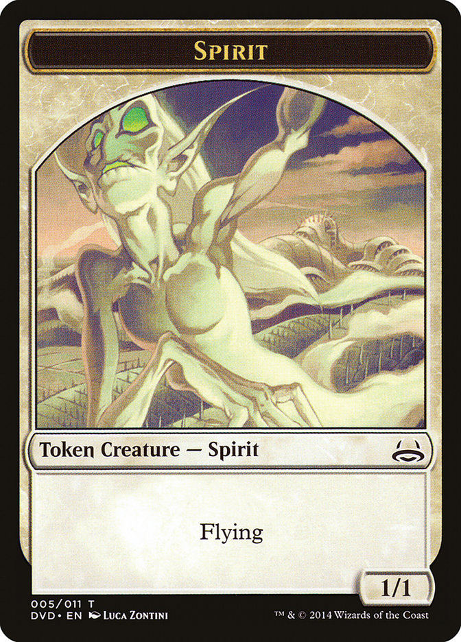 Spirit Token (Divine vs. Demonic) [Duel Decks Anthology Tokens] | Event Horizon Hobbies CA