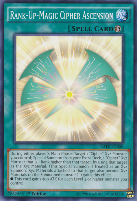 Rank-Up-Magic Cipher Ascension [RATE-EN056] Common | Event Horizon Hobbies CA