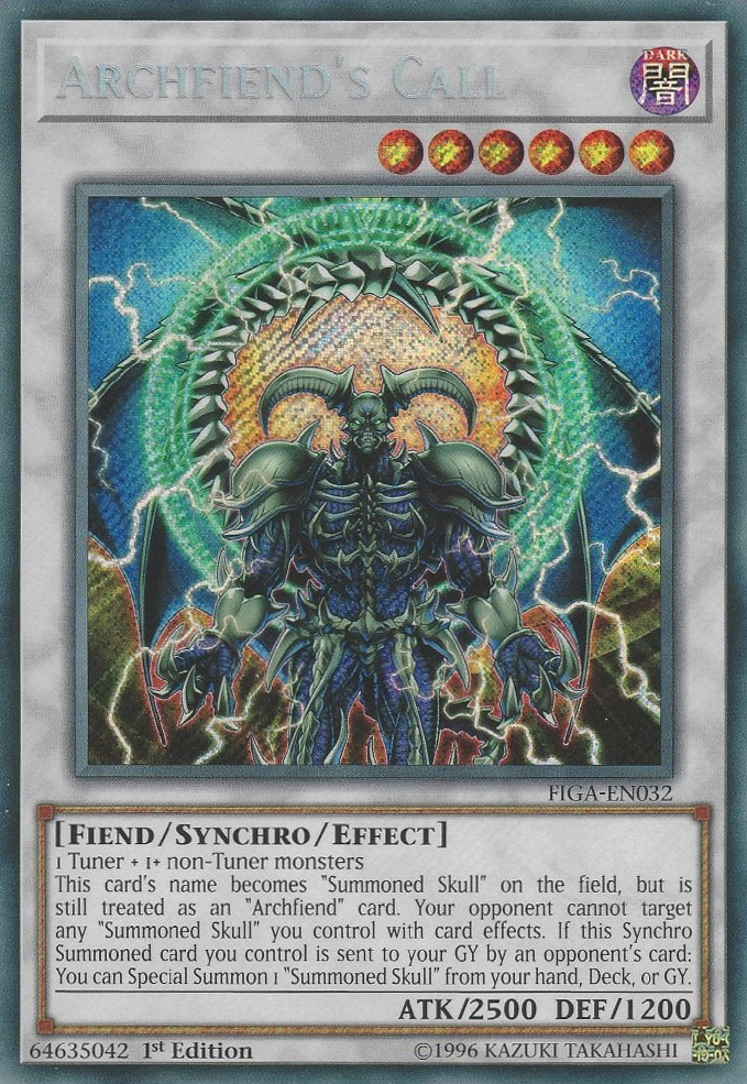 Archfiend's Call [FIGA-EN032] Secret Rare | Event Horizon Hobbies CA