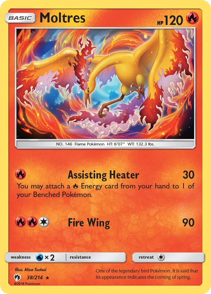 Moltres (38/214) [Sun & Moon: Lost Thunder] | Event Horizon Hobbies CA