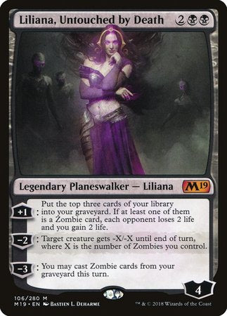 Liliana, Untouched by Death [Core Set 2019] | Event Horizon Hobbies CA