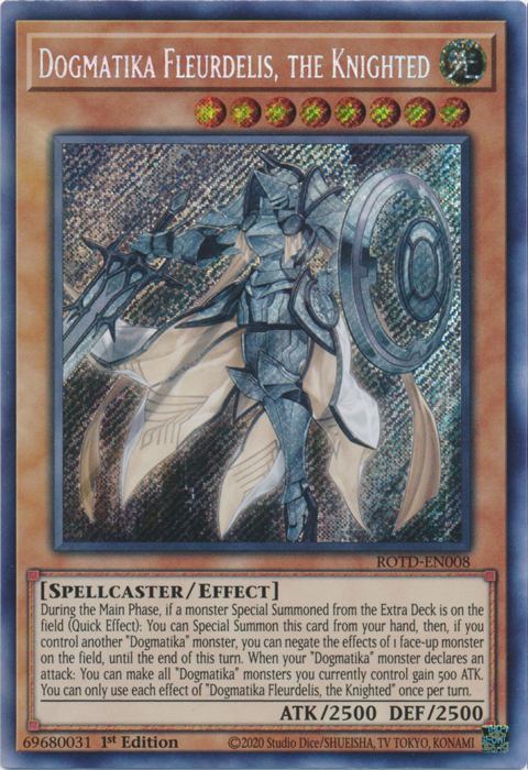 Dogmatika Fleurdelis, the Knighted [ROTD-EN008] Secret Rare | Event Horizon Hobbies CA