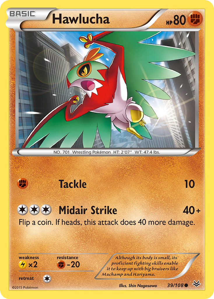 Hawlucha (39/108) [XY: Roaring Skies] | Event Horizon Hobbies CA