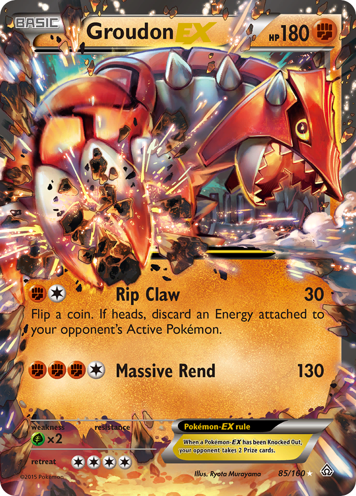 Groudon EX (85/160) [XY: Primal Clash] | Event Horizon Hobbies CA