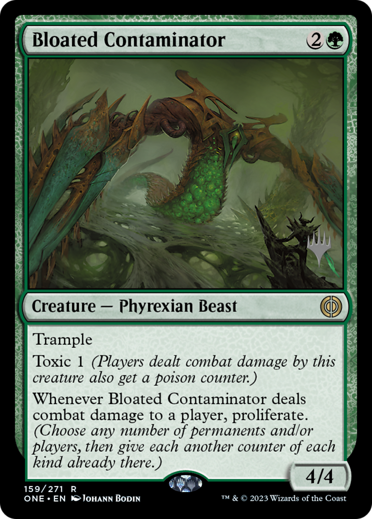 Bloated Contaminator (Promo Pack) [Phyrexia: All Will Be One Promos] | Event Horizon Hobbies CA