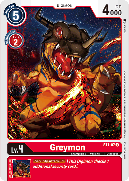 Greymon [ST1-07] (Alternate Art) [Starter Deck: Gaia Red] | Event Horizon Hobbies CA