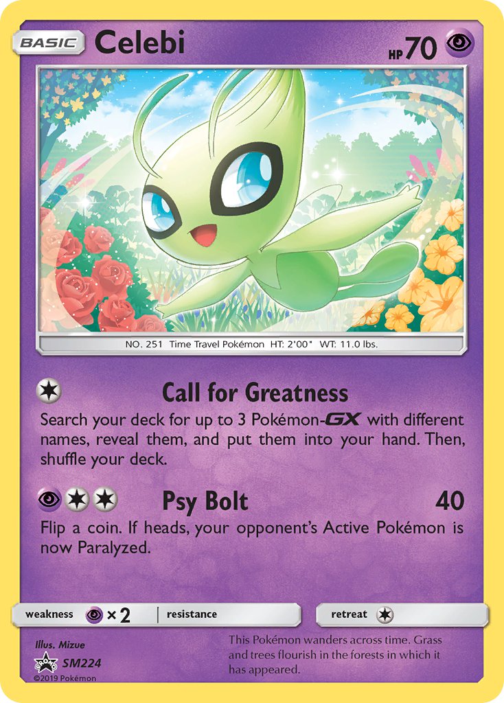 Celebi (SM224) [Sun & Moon: Black Star Promos] | Event Horizon Hobbies CA