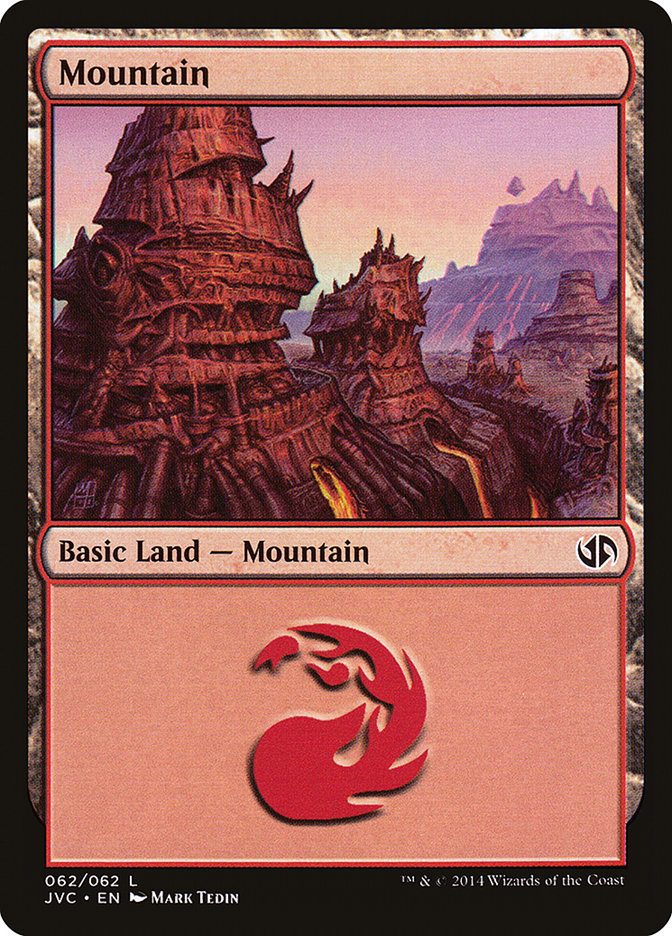 Mountain (62) [Duel Decks Anthology] | Event Horizon Hobbies CA